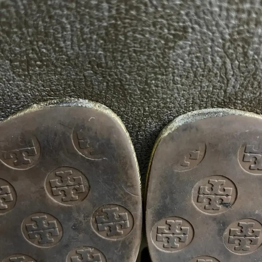 Tory Burch Miller Metallic Gold Sandals